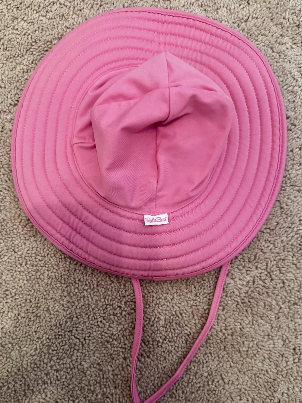 RuffleButts Sun Hat 0–12M Baby UV Wide Brim